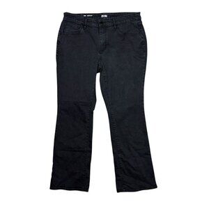 EVRI Bootcut Black Jeans Size 16W